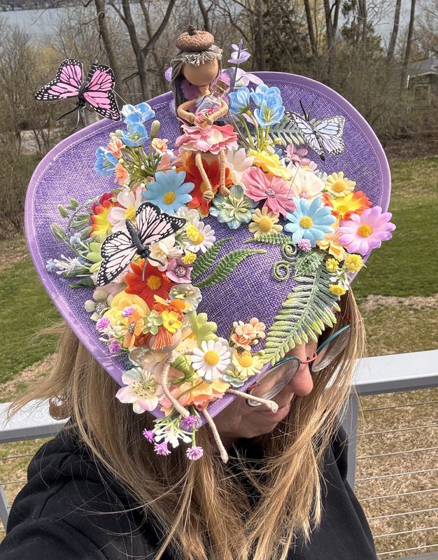 Now that's a hat! This and other whimsical hats will be showcased May 2 during the Ontario County Arts Council's Hats Off to the Arts fundraiser at the Cobblestone Arts Center.