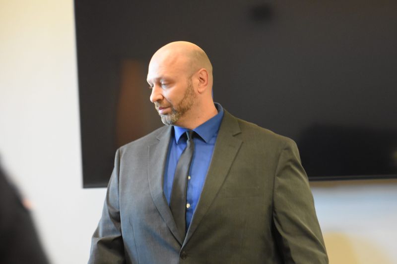 Craig Klemick appears in court before Judge Michael Nolan on April 27