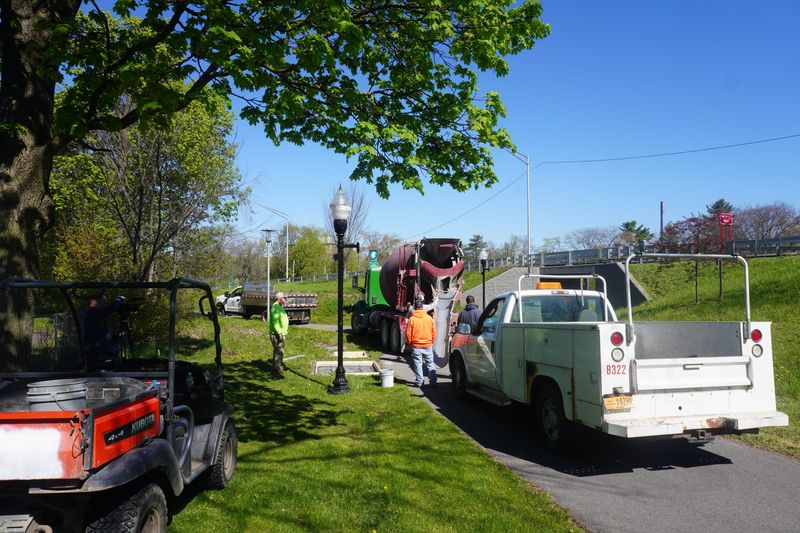 Construction crews start work on 434 Greenway improvement project on April 27, 2026.