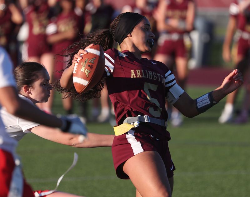Arlington flag football hosts Tappan Zee on April 27, 2026.