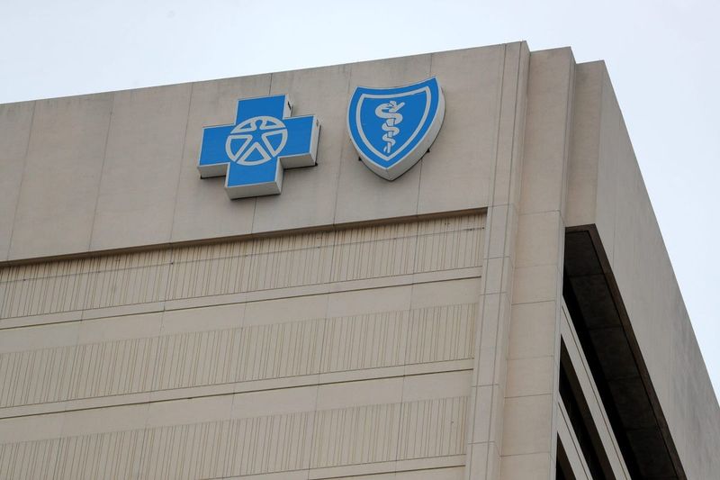 A Blue Cross Blue Shield of Michigan office in Detroit.