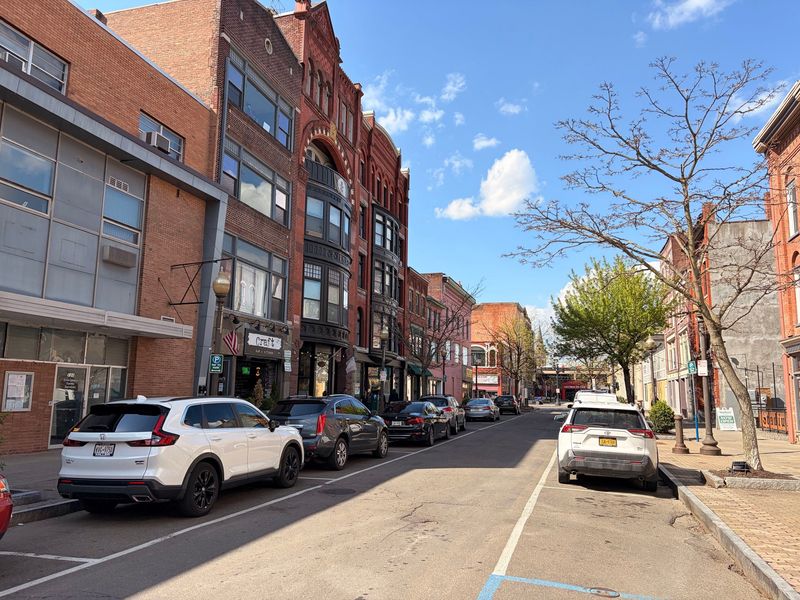 Washington Street in downtown Binghamton, pictured on May 4, 2026.