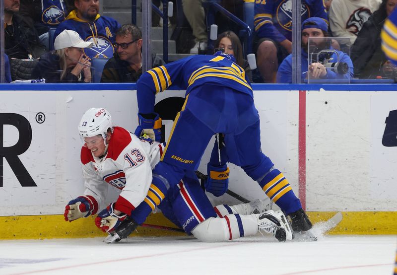 Tage Thompson uncharacteristically led the Sabres with six hits in Game 2 against Montreal, but his goal-scoring drought extended to seven games.