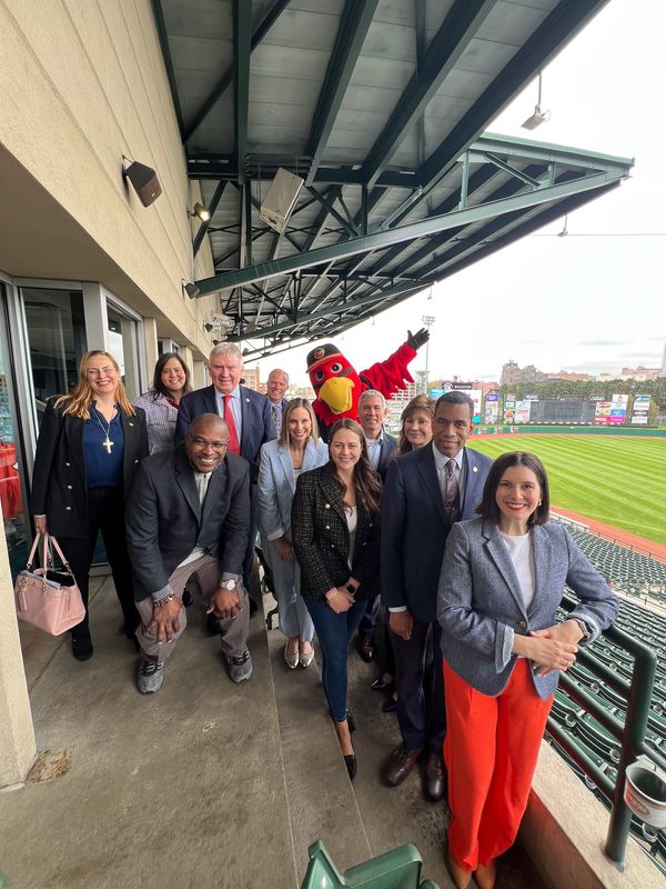 On May 6, Monroe County executive, Adam Bello, Mayor Malik Evans, vice president of communications of Visit Rochester, Rachel Laber Pulvino, and general manager of Rochester Red Wings, Dan Mason, announced America 250 Celebration plans for the City and Monroe County.