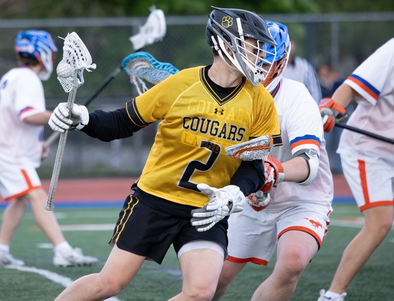 Honeoye Falls-Lima's Grady Goodberlet controls the ball Thursday, May 7 at Penn Yan Academy.