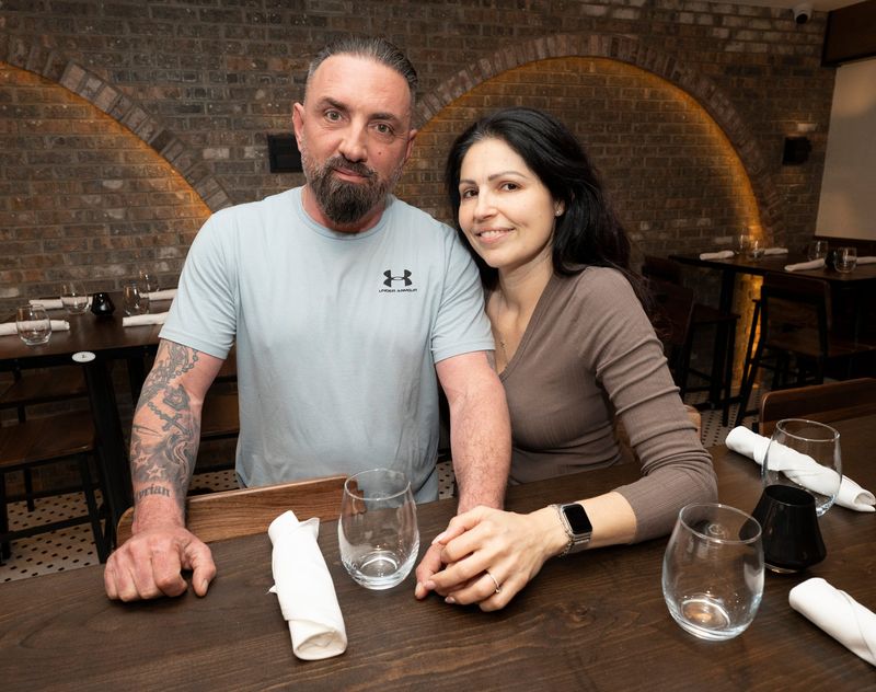 Gino and Floria Uli, owners of North River Oyster Bar in Sleepy Hollow. Friday, May 15, 2026.