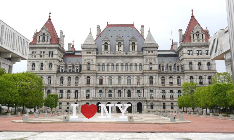 The New York State Capitol in Albany, May 14, 2026.