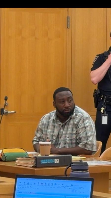 Cory Eulin in Westchester County Court on May 18, 2026, at the start of his trial in the killing of a dog he allegedly threw to the ground in Greenburgh on Dec. 19, 2024.