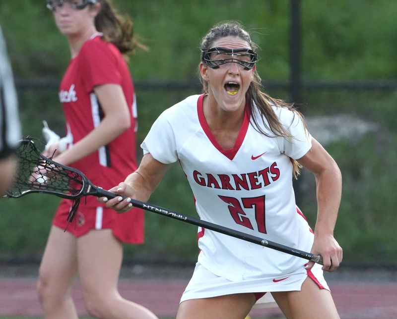 Rye's Paige Tepedino during a girls lacrosse game at Rye May 18, 2026. Rye beat Greenwich 21-8.