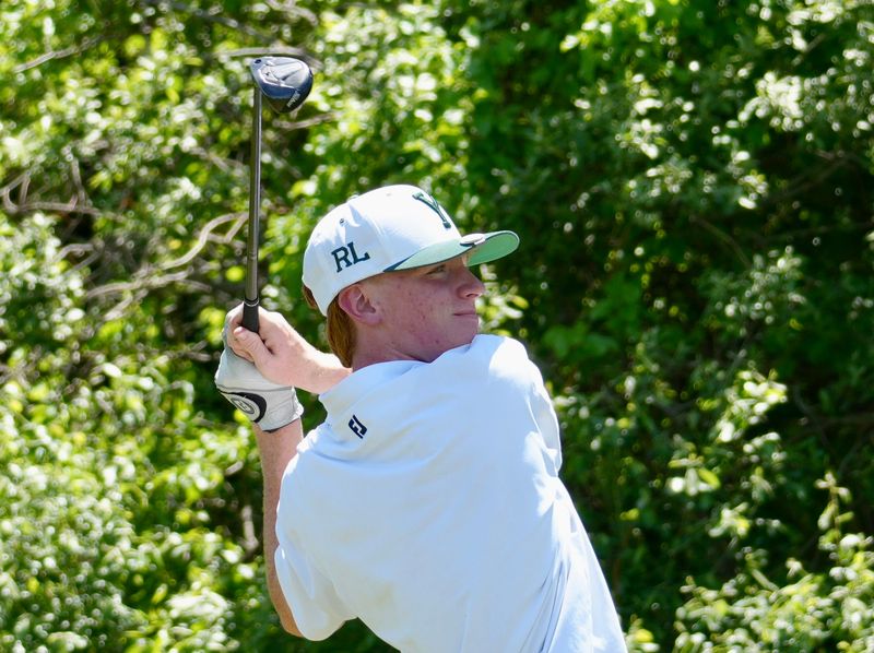 Yorktown junior Joe Carey went back-to-back at the Section 1 boys golf championship, winning by 10 shots over his brother Kurt on May 26-2026 at Centennial Golf Club in Carmel.