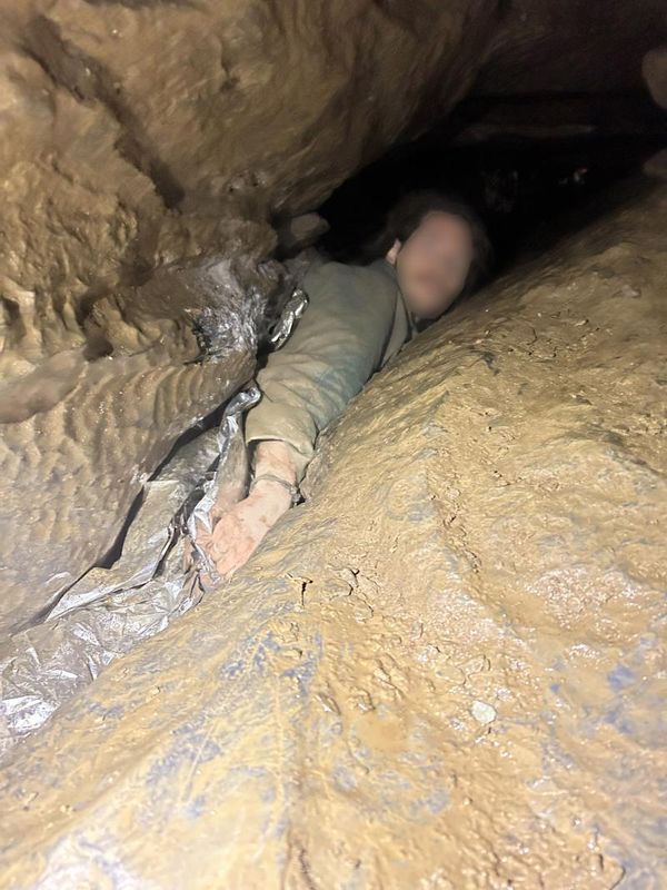 A Brooklyn man trapped inside Merlin’s Cave in Columbia County is rescued after Forest Rangers and cave rescue crews spent hours freeing him from a tight rock passage.