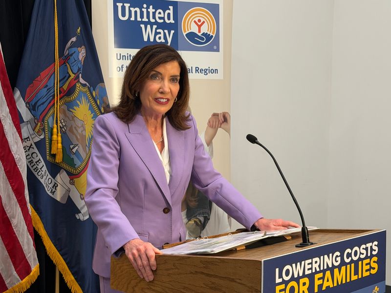 New York Gov. Kathy Hochul is passing the blame for the messy pied-à-terre tax rollout onto New York City as a legal battle over the new surcharge continues to play out.