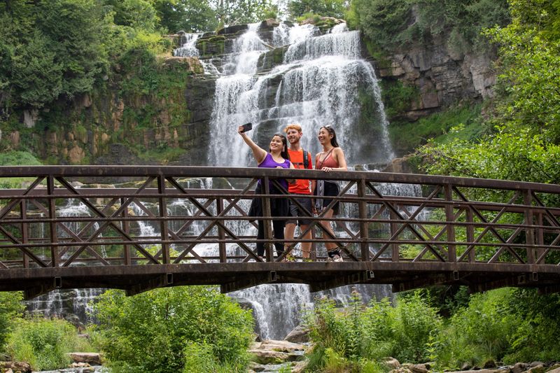 Madison County Tourism is highlighting attractions such as Chittenango Falls State Park in its 2026 rebranding campaign. Photo provided by Black Club Productions