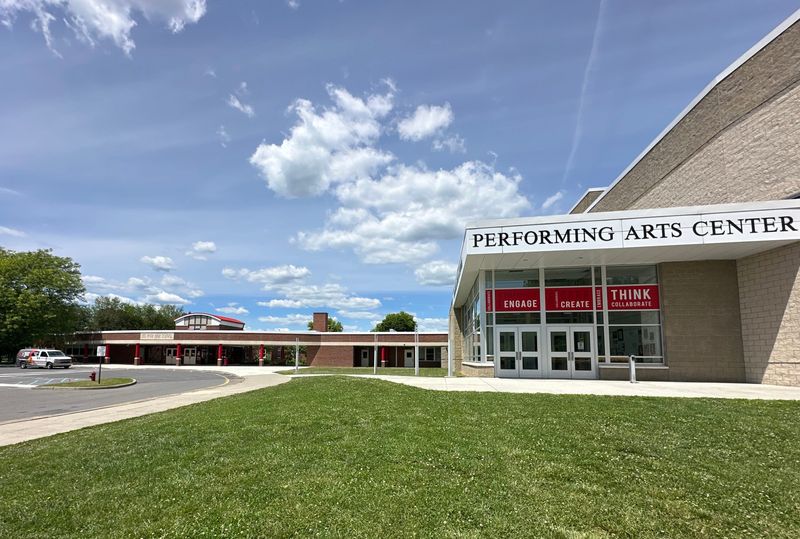 Red Hook High School on June 2, 2026. A fire inside one of the school’s bathrooms on May 29th has caused the school to be closed for fire remediation.