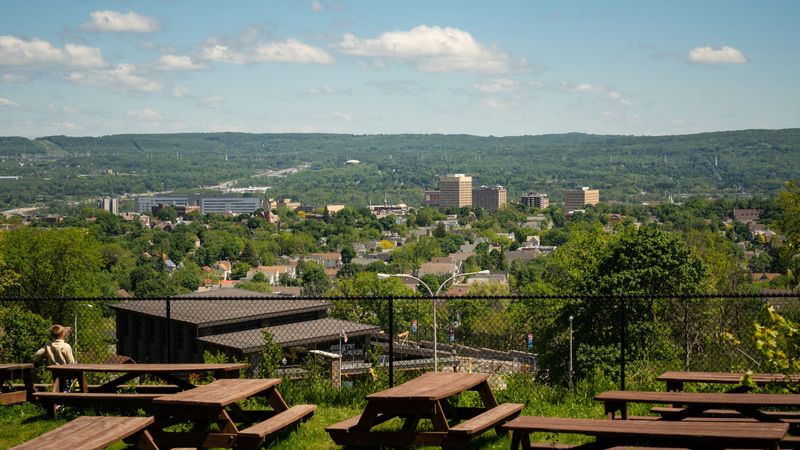 A view of Utica and the surrounding valley on Saturday, May 30, 2026.
