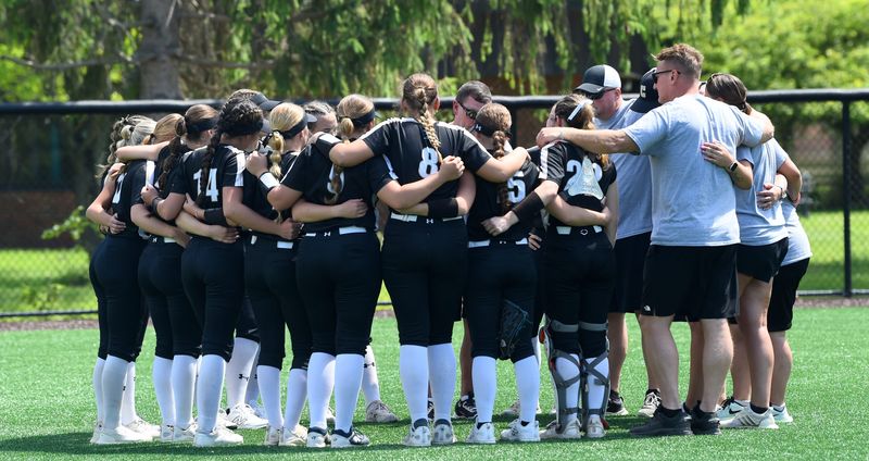 Corning beat Newburgh Free Academy, 4-2, in a NYSPHSAA Class AAA softball subregional June 2, 2026 at Greenlight Networks Grand Slam Park in Binghamton.