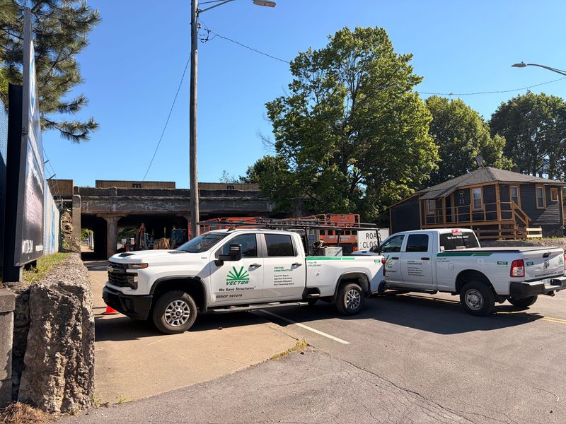 Bridge repairs were underway on Brandywine Avenue June 3, 2026.
