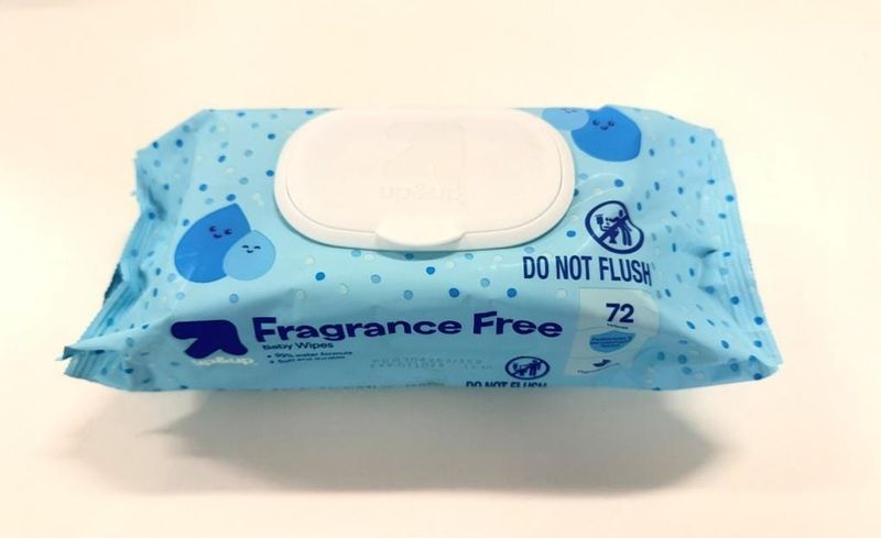 Certain Up & Up baby wipes sold at Target were voluntarily recalled due to a potential contamination.