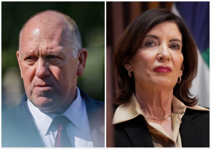 White House Border Czar Tom Homan and New York Gov. Kathy Hochul have been at odds over Immigration and Customs Enforcement actions in New York.