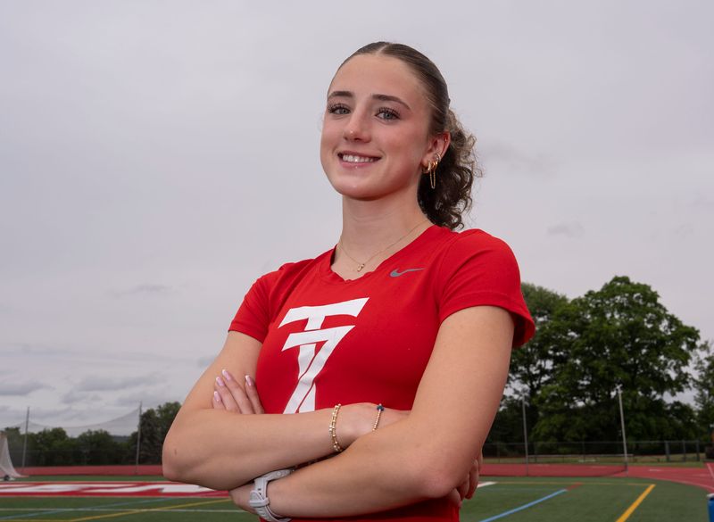 Tappan Zee senior Bridget Dunn is selected as the Rockland Girls Outdoor Track and Field Athlete of the Year for 2026. Dunn was photographed at Tappan Zee High School in Orangeburg on Tuesday, June 23, 2026.