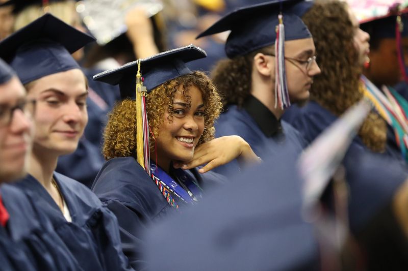 Scenes from the 2026 Binghamton High School graduation held at the Visions Arena