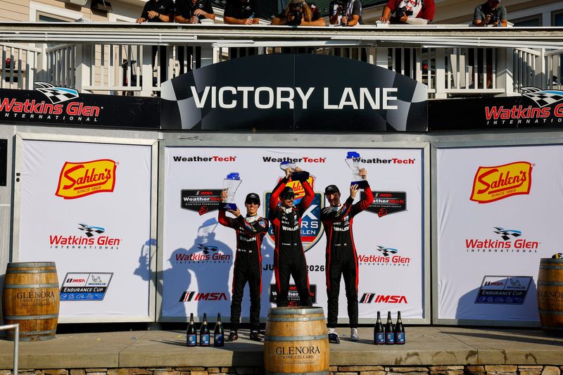 The No. 31 Whelen Cadillac of Jack Aitken, Earl Bamber and Frederik Vesti won the Sahlen's Six Hours of The Glen on June 28, 2026 at Watkins Glen International.