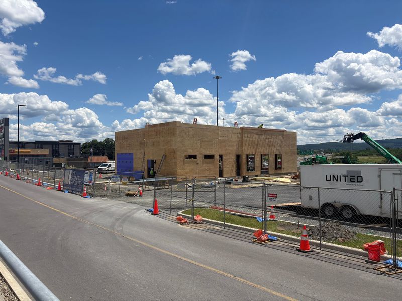 Construction is underway for the new Chick-fil-A restaurant, located within the Oakdale Commons in Johnson City, pictured on June 16, 2026.