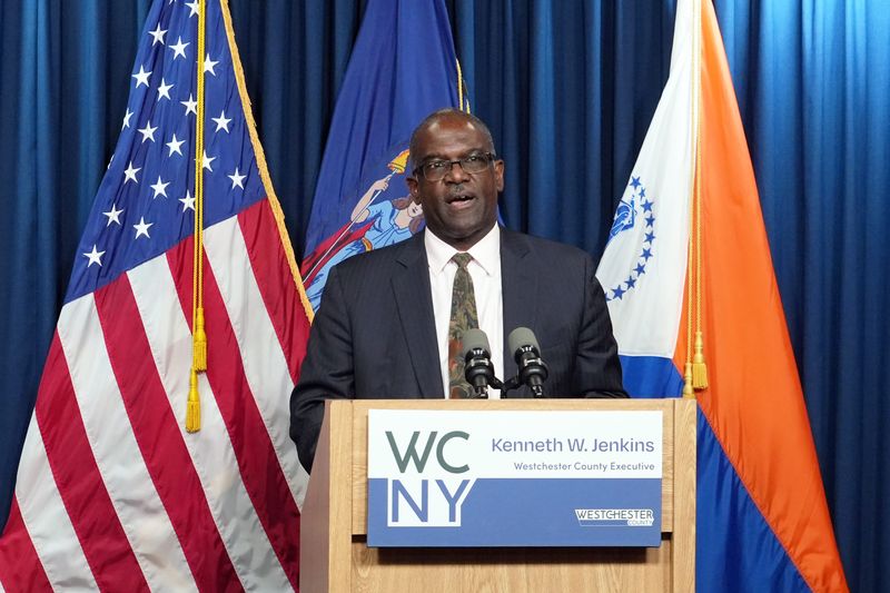 Westchester County Executive Ken Jenkins discusses heat wave coming later this week during the weekly county briefing June 29, 2026 in White Plains. Westchester County pools and beaches will remain open an extra hour on Wednesday and Thursday, July 1 and 2 from 11 a.m. to 7:30 p.m., with last entry at 7 p.m., to help residents stay cool during the heatwave.