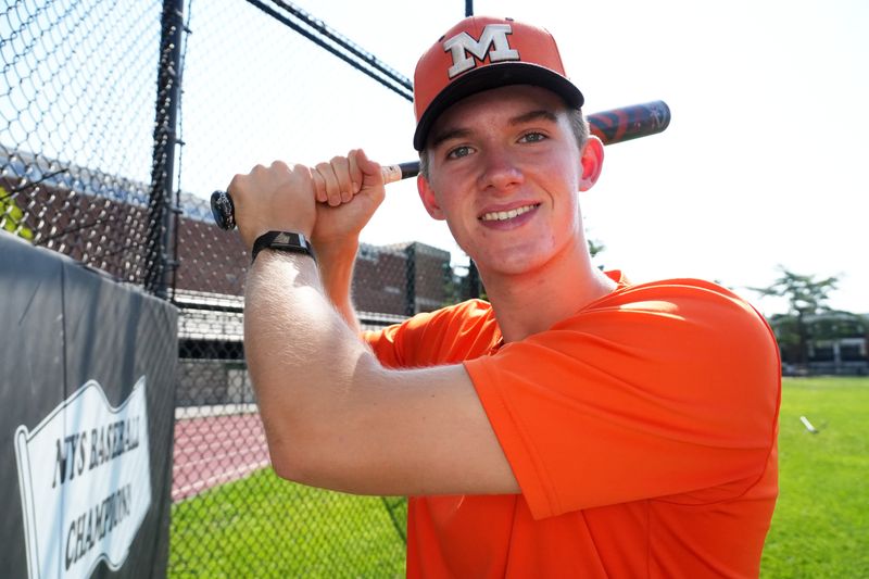 Will Plunkett, Mamaroneck's senior shortstop, is the Westchester/Putnam Baseball Player of the Year. Will, who is committed to playing for SUNY-Binghamton, is expected to be drafted in July. He is photographed at Mamaroneck High School July 1, 2026.