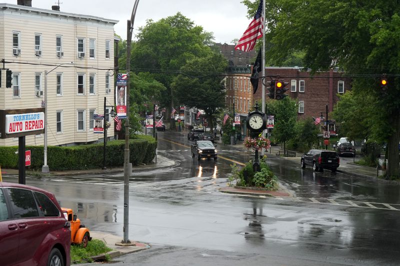 The Beekman Avenue and U.S. Route 9 intersection in Sleepy Hollow July 6, 2026. There are plans for a roundabout at this intersection as part of a Route 9 road improvement project.