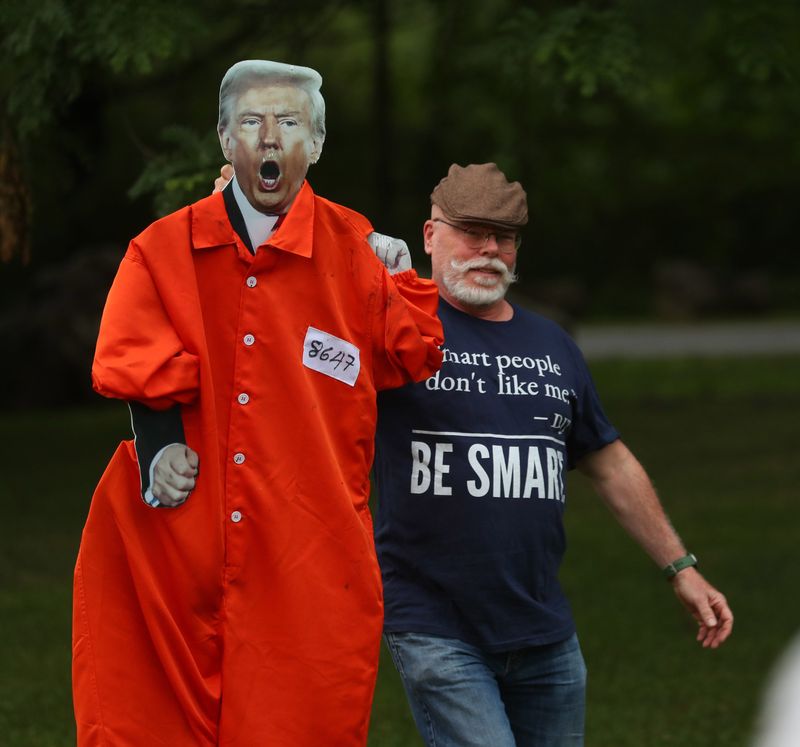 A protest against a proposed ICE facility in the Town of Newburgh was held at Algonquin Park on July 7, 2026.