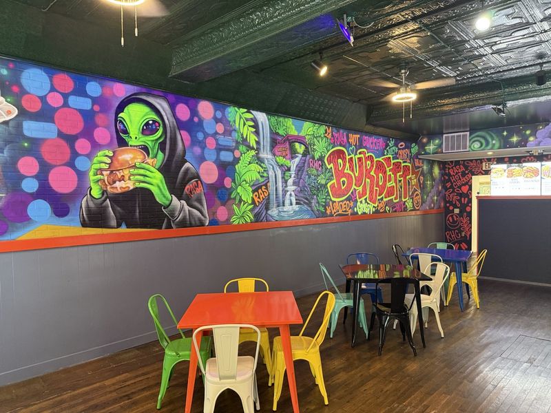 Many upgrades were made to the Main Street building that now houses Rasa Hot Chicken & Grill in Burdett.