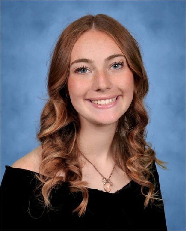 The female scholar-athlete for Rockland High School is Olivia Stickle. ROCKLAND ATHLETICS