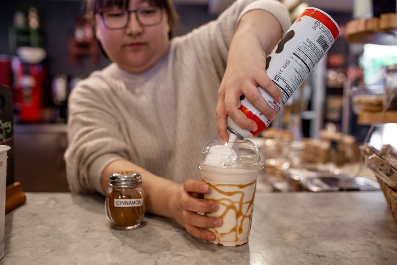 All kind of coffee drinks are available at the Katonah Reading Room in Katonah.
