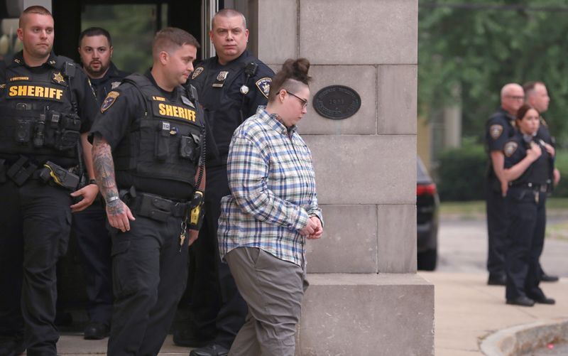 Jennifer Quijano is taken from court after pleading guilty to all charges in the torture and murder of Sam Nordquist during her court appearance at Ontario County Court in Canandaigua Wednesday, July 15, 2026.