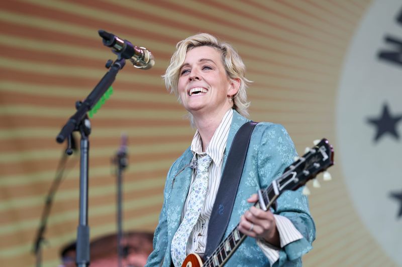 Brandi Carlile performs on Sunday, July 26, 2026 at the Newport Folk Festival.