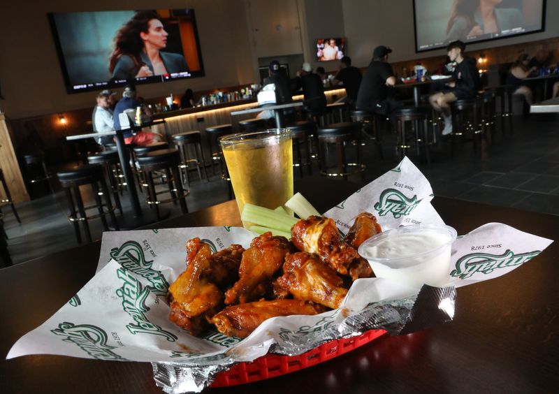 Bee Sting chicken wings at the new Jeremiah's Tavern in Greece Wednesday, August 5, 2026.