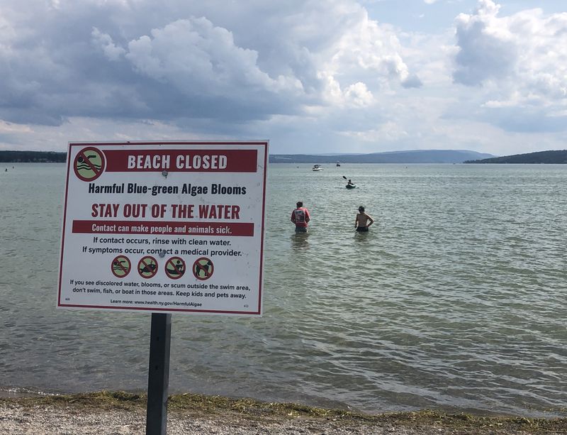 The beach at Kershaw Park will be closed through Monday, Aug. 10, city of Canandaigua officials announced Friday afternoon.