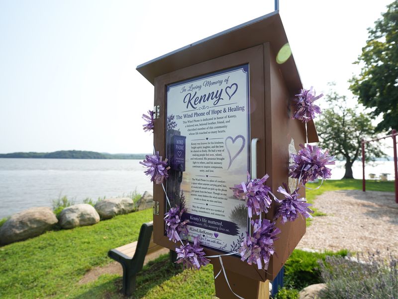 The dedication of a "wind phone" for Kenny Bermudez was held at Riverfront Park in Stony Point on Wednesday, August 12, 2026.  Kenny Bermudez died in February 2025 from a rare congenital heart defect called hypoplastic coronary artery disease at the age of 15. A community-minded young man, Kenny was a member of the Rockland County Fire Explorer Post 44. He aspired to be a firefighter like his older brother. A wind phone is a disconnected phone, placed in a quiet outdoor setting, that can provide those in grief a way to share their thoughts with a loved one who has died.
