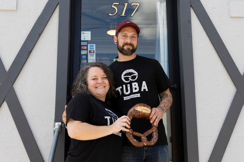 Valerie and Drew Rath, owners of Tuba Baking Co. are closing their Dayton, Kentucky bakery.