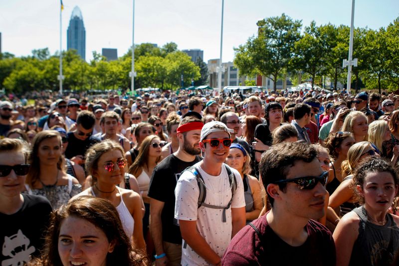 Thousands attend day one of Cincinnati's Bunbury Music Festival in 2017.