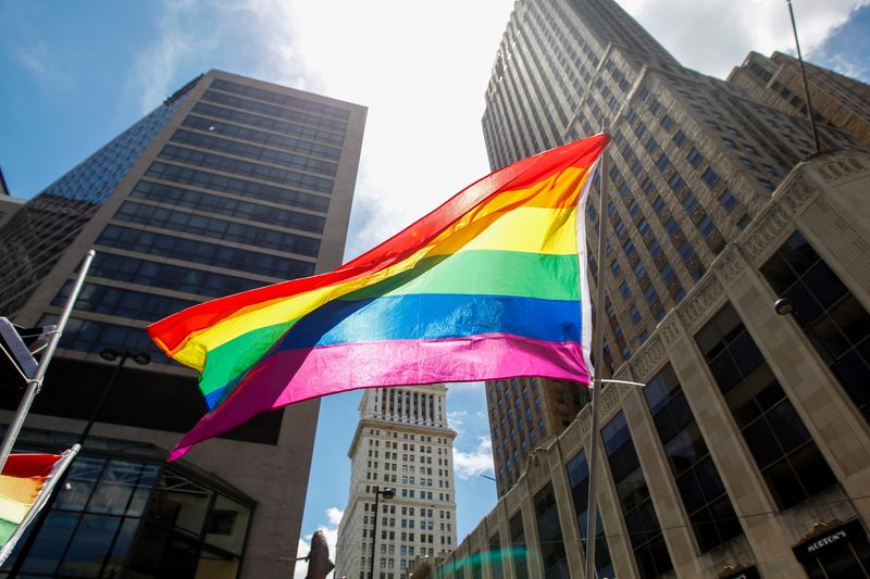 Thousands attend the 2017 Cincinnati Pride Parade Saturday, June 24, 2017 in Downtown.