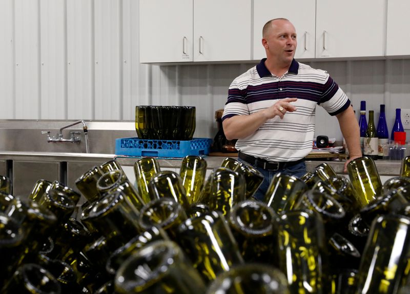 Keith Elflein opened a winery in Ashville, Ohio, in 2019.