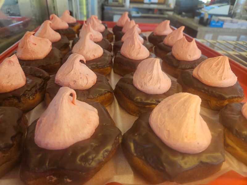 Crispie Creme Donut Shop in Chillicothe makes their treats in store for customers to enjoy.