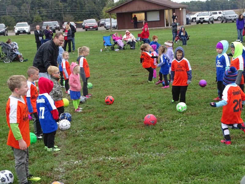 Hebron Area Soccer Association has the most kids it has ever had for its beginner U6 Division.
