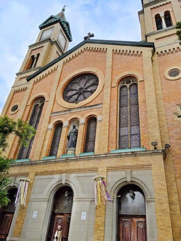 The tour includes St. Francis Seraph Church in Over-the-Rhine.