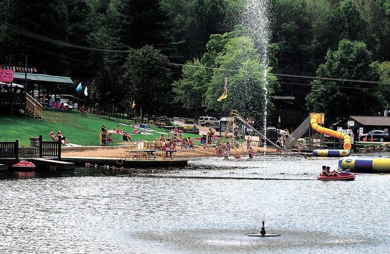 Wood's Tall Timber Resort is a 157-acre piece of land that caters to campers, swimmers and outdoor enthusiasts. Fisherman can even enjoy a 7-acre lake.