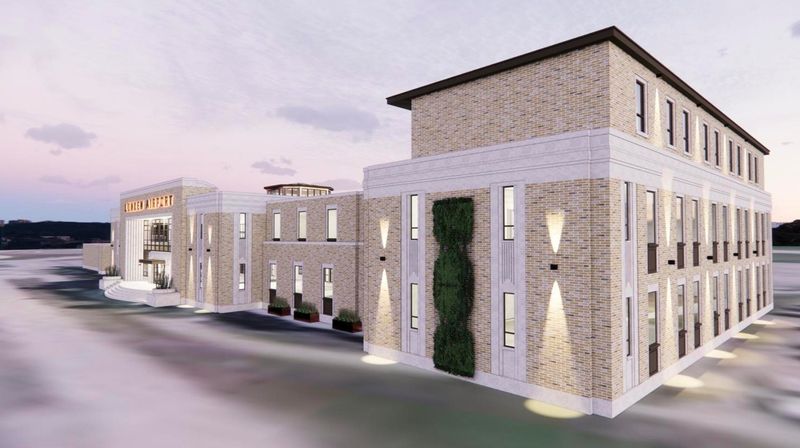 After renovation, the Lunken Airport terminal will feature two restaurants, 34 hotel rooms and event spaces.