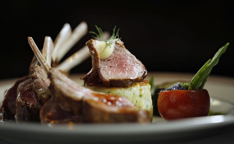 The lamb chops at the Refectory Restaurant & Bistro [KYLE ROBERTSON/DISPATCH]