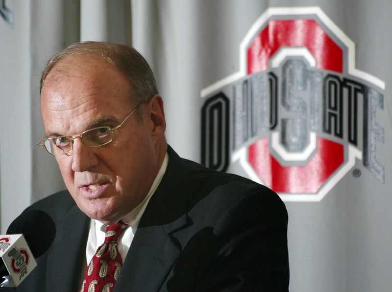 Former Ohio State University Athletic Director Andy Geiger, pictured here in 2003, was deposed June 16 as part of ongoing litigation related to the Dr. Richard Strauss sex abuse scandal at the university.
